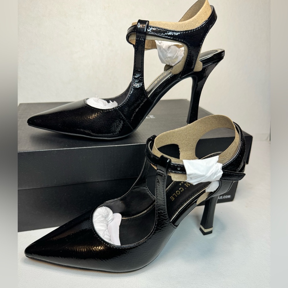 Kenneth Cole New York Romi Ankle Sling back Pumps casual classic fashion summer - Picture 2 of 8